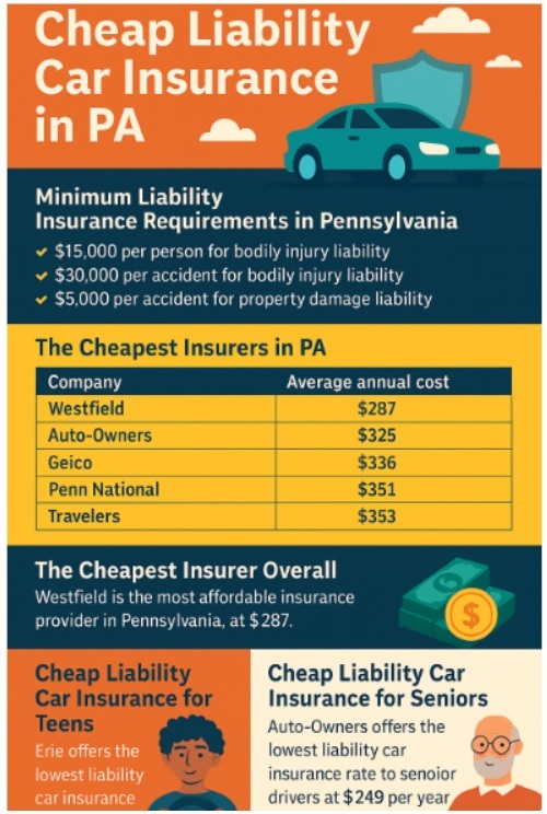 How to Get Cheap Liability Car Insurance in PA