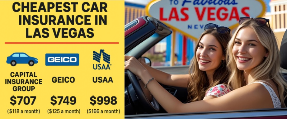 Cheapest car insurance rates in Las Vegas