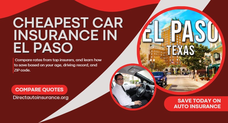 Cheapest car insurance in El Paso Texas
