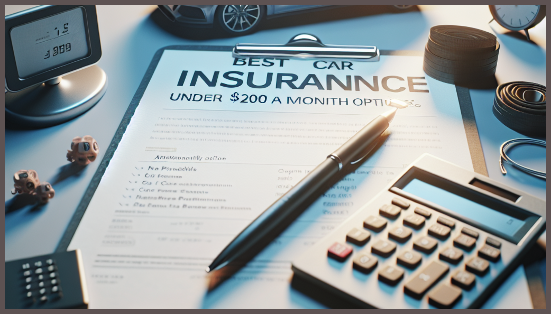 A car with an insurance policy symbol displayed clearly.