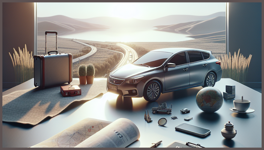 AAA membership benefits illustrated with symbols of travel and assistance.